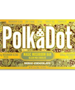 polkadot mushroom chocolate bar