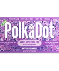 polkadot mushroom chocolate bar