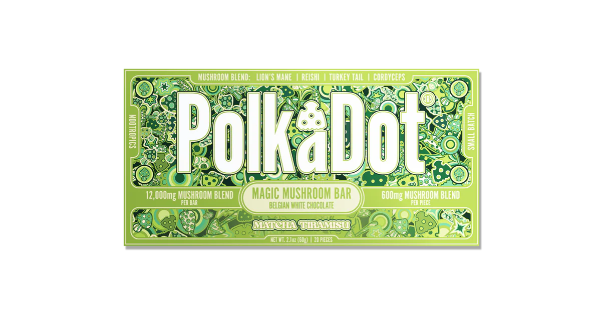 polkadot mushroom chocolate bar polkadot mushroom chocolate bar