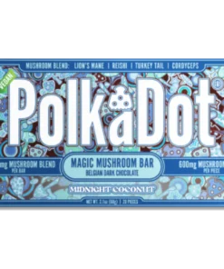 polkadot mushroom chocolate bar